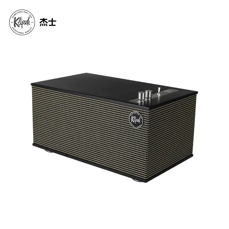 杰士ProMedia Heritage 2.1桌面扬声器蓝牙HiFi号角音响配8英寸