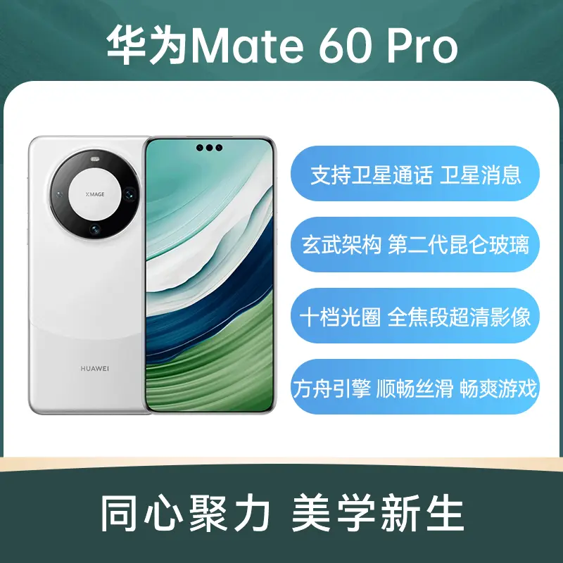 华为Mate 60 Pro 白沙银12GB+1TB 标准版华为Mate 60 Pro 白沙银12GB+ 