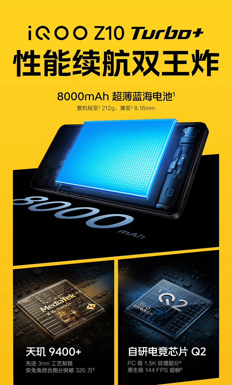 iQOO Z10 Turbo+ 全网通5G版沙漠色16GB+256GB iQOO Z10 Turbo+ 全网通